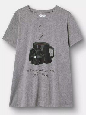 Torrid Gray Star Wars Classic Cotton Jersey Tee plus size